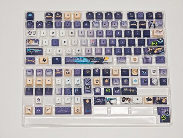 Zenless Zone Zero Toys Hugo Vlad Keycap Game Character & Hugo Vlad Display Keyboard ZZZ 128 Keycap
