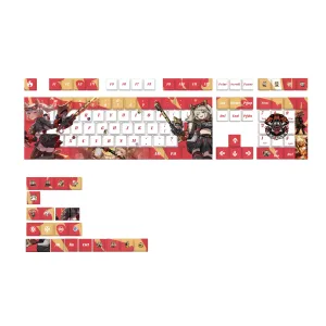 Zenless Zone Zero Toys Zhu Yuan Keycap Game Character & Zhu Yuan Display Keyboard ZZZ N.E.P.S 128 Keycap