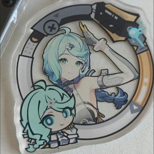 Zenless Zone Zero Character Portrait Frame Keychain Ornament