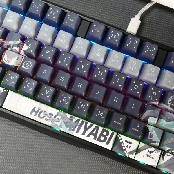 Zenless Zone Zero Toys Hoshimi Miyabi Keyboard ZZZ Game Keyboard | Zenlesszonezero.toys