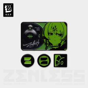 Zenless Zone Zero FES Garden Brilliance Engraving Series Metal Badge Set [Official Merchandise] (Jan 2026) | Zenlesszonezero.toys