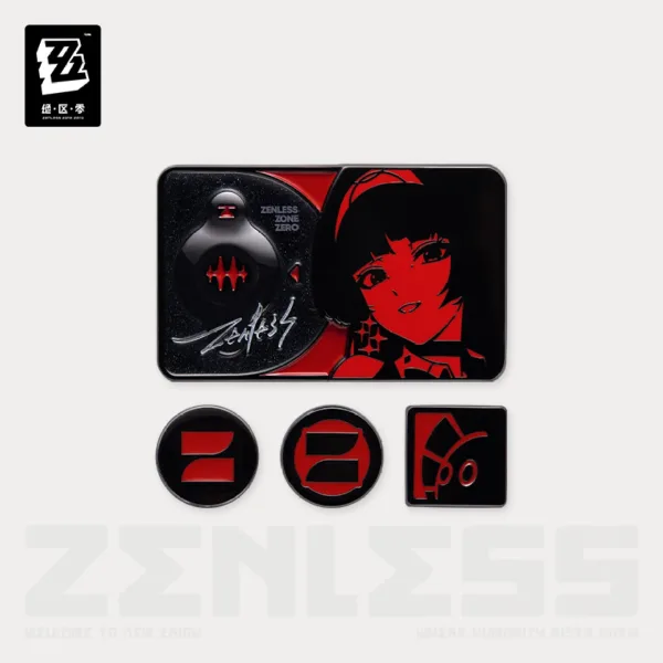 Zenless Zone Zero FES Garden Brilliance Engraving Series Metal Badge Set [Official Merchandise] (Jan 2026) | Zenlesszonezero.toys