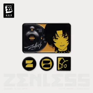 Zenless Zone Zero FES Garden Brilliance Engraving Series Metal Badge Set [Official Merchandise] (Jan 2026) | Zenlesszonezero.toys
