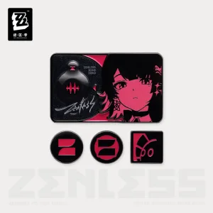 Zenless Zone Zero FES Garden Brilliance Engraving Series Metal Badge Set [Official Merchandise] (Jan 2026) | Zenlesszonezero.toys