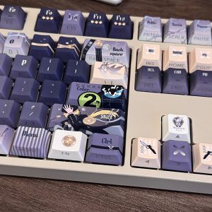 Zenless Zone Zero Toys Hugo Vlad Keycap Game Character & Hugo Vlad Display Keyboard ZZZ 128 Keycap