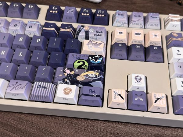 Zenless Zone Zero Toys Hugo Vlad Keycap Game Character & Hugo Vlad Display Keyboard ZZZ 128 Keycap