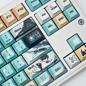 Zenless Zone Zero Toys Asaba Harumasa Keycap Game Character & Asaba Harumasa Display Keyboard ZZZ 138 Keycap