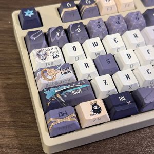 Zenless Zone Zero Toys Hugo Vlad Keycap Game Character & Hugo Vlad Display Keyboard ZZZ 128 Keycap