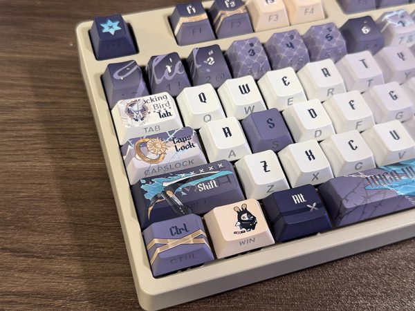 Zenless Zone Zero Toys Hugo Vlad Keycap Game Character & Hugo Vlad Display Keyboard ZZZ 128 Keycap