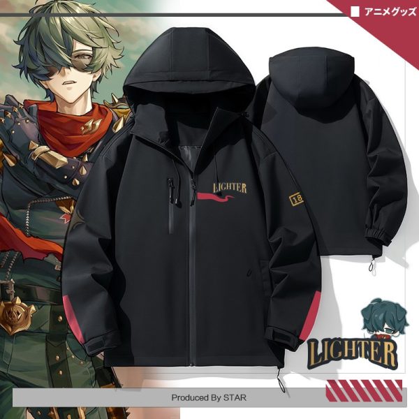 Zenless Zone Zero Lighter Windbreaker ZZZ Unisex Jacket Zenless Fan Merch | Zenlesszonezero.toys