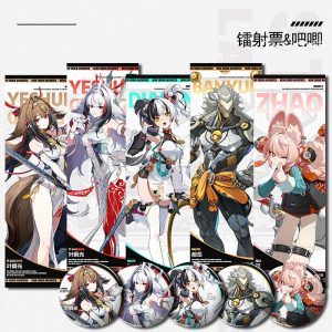 Zero Zone Zero Ye Shun­guang, Zhao, Banyue, Dialyn Laser Ticket, Badge Full Set