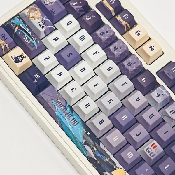 Zenless Zone Zero Toys Hugo Vlad Keycap Game Character & Hugo Vlad Display Keyboard ZZZ 128 Keycap