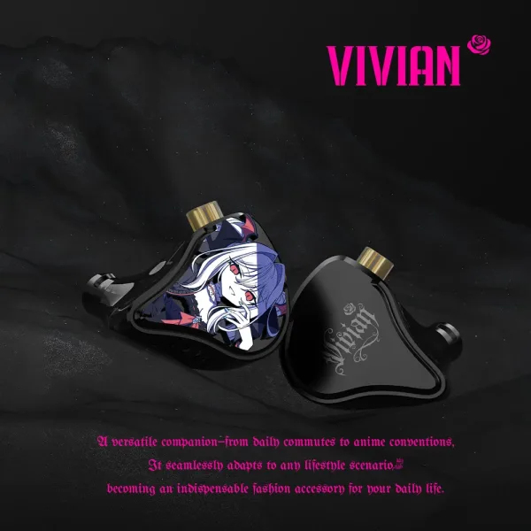 CVJ Vivian In Ear Earphones10mm Dual Magnetic Sound 3 Tuning Modes Music Movies Gaming Ergonomic Design Ideal for HiFi Upgrade | Zenlesszonezero.toys