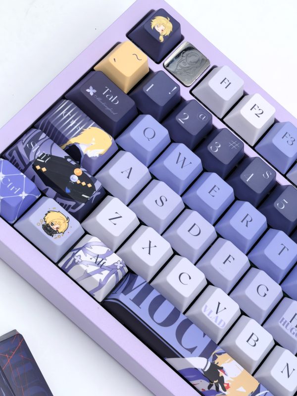 Zenless Zone Zero Toys Hugo Vlad Keycap Game Character & Hugo Vlad Display Keyboard ZZZ 140+ Keycap