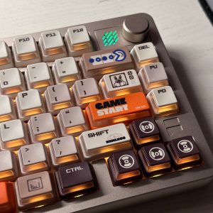 Zenless Zone Zero Toys Bangboo Matte PBT 5-Sided Dye-Sublimated Backlit Keycaps with Game Keyboard