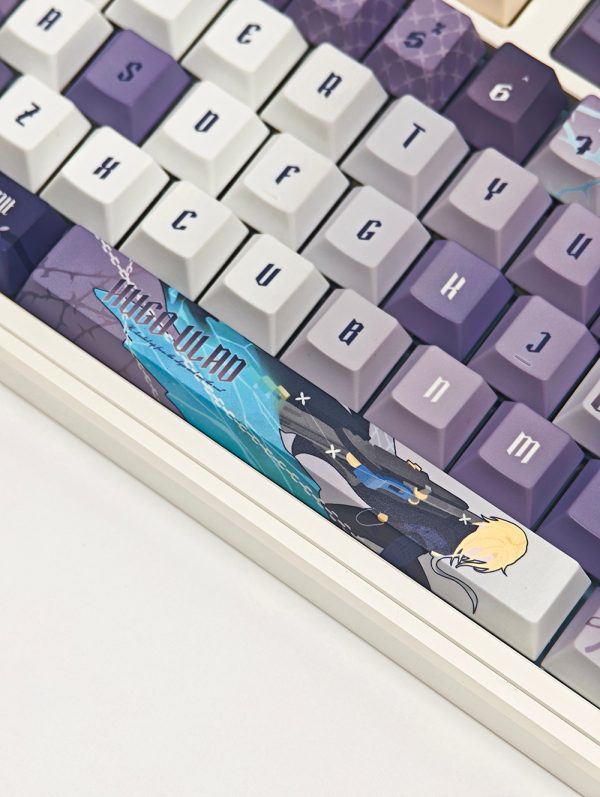 Zenless Zone Zero Toys Hugo Vlad Keycap Game Character & Hugo Vlad Display Keyboard ZZZ 128 Keycap