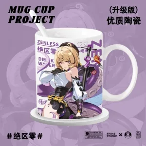 Zenless Zone Zero Yidhari, Manato, Lucia ZZZ Mug Handle Water Cup