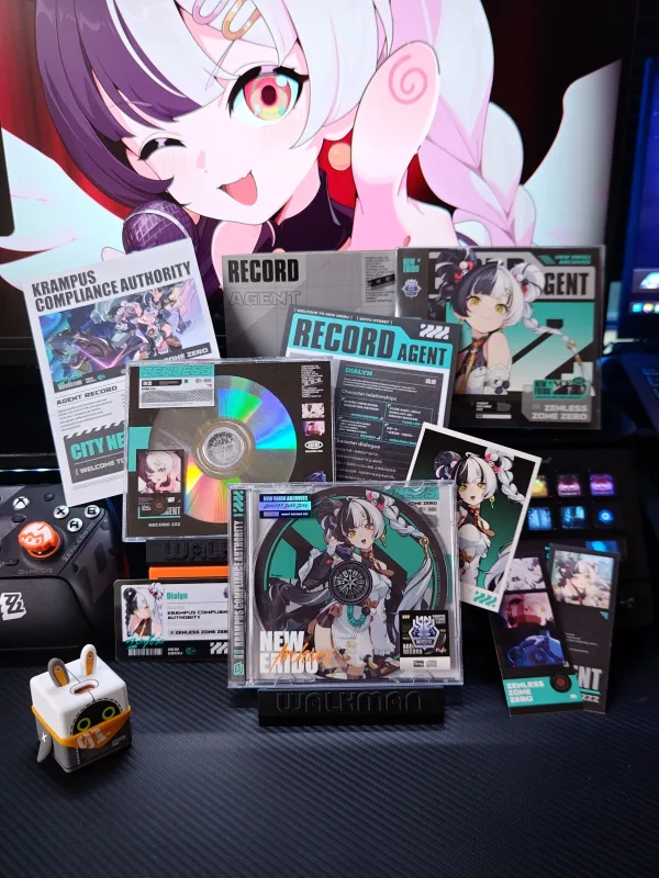 Zenless Zone Zero Toys - Dialyn Character Archive CD/DVD – Collectible Gift for Fans, Perfect Birthday Present