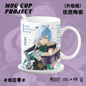 Zenless Zone Zero Yidhari, Manato, Lucia ZZZ Mug Handle Water Cup