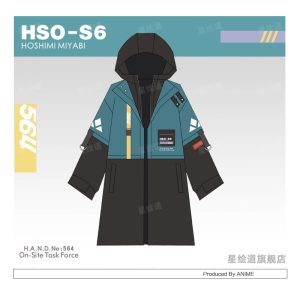 Zenless Zone Zero Hoshimi Miyabi Windbreaker ZZZ Miyabi Hoodie, Long Coat, Shirt, Short Skirt Zenless H.S.0.S.6 Clothes | Zenlesszonezero.toys