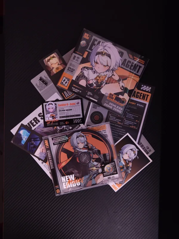 Zenless Zone Zero Toys - Solider 0 Anby Character Archive CD/DVD – Collectible Gift for Fans, Perfect Birthday Present