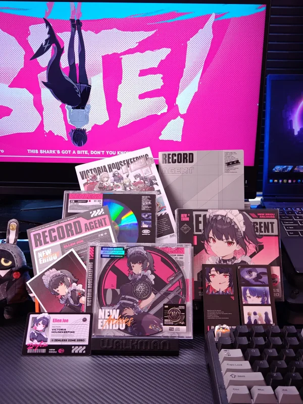 Zenless Zone Zero Toys - Ellen Joe Character Archive CD/DVD – Collectible Gift for Fans, Perfect Birthday Present