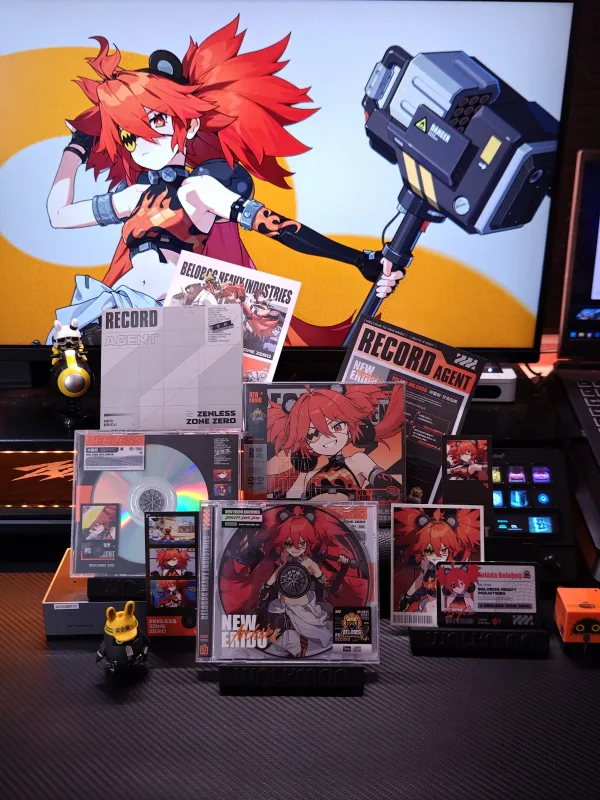 Zenless Zone Zero Toys - Koleda Character Archive CD/DVD – Collectible Gift for Fans, Perfect Birthday Present