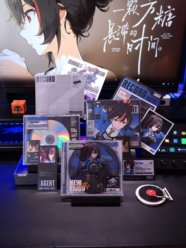 Zenless Zone Zero Toys - Zhu Yuan Character Archive CD/DVD – Collectible Gift for Fans, Perfect Birthday Present