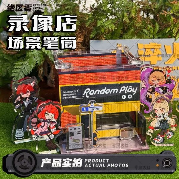 Zenless Zone Zero Ukinami Yuzuha & Alice Thymefield Acrylic Standee with Sixth Street Acrylic Desktop Storage Box