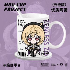 Zenless Zone Zero Yidhari, Manato, Lucia ZZZ Mug Handle Water Cup