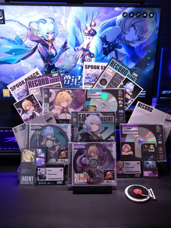 Zenless Zone Zero Toys - Yidhari Character Archive CD/DVD – Collectible Gift for Fans, Perfect Birthday Present