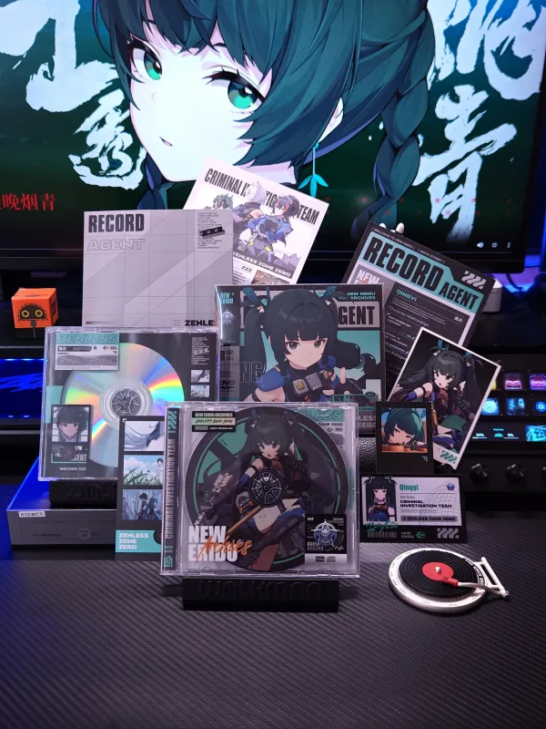 Zenless Zone Zero Toys - Qingyi Character Archive CD/DVD – Collectible Gift for Fans, Perfect Birthday Present