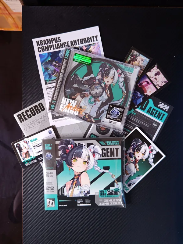 Zenless Zone Zero Toys - Dialyn Character Archive CD/DVD – Collectible Gift for Fans, Perfect Birthday Present