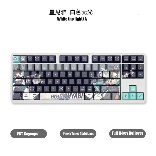 Zenless Zone Zero Toys Hoshimi Miyabi Keyboard ZZZ Game Keyboard | Zenlesszonezero.toys