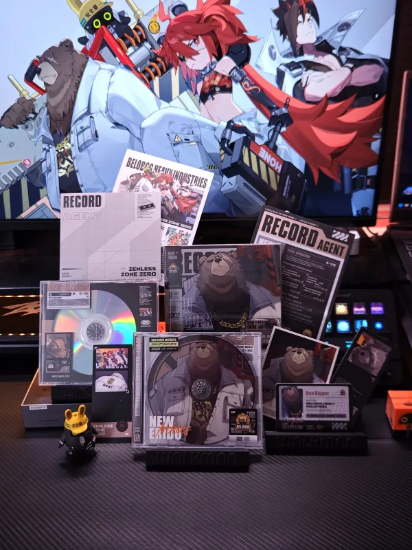 Zenless Zone Zero Toys - Ben Bigger Character Archive CD/DVD – Collectible Gift for Fans, Perfect Birthday Present
