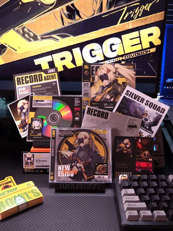 Zenless Zone Zero Toys - Trigger Character Archive CD/DVD – Collectible Gift for Fans, Perfect Birthday Present