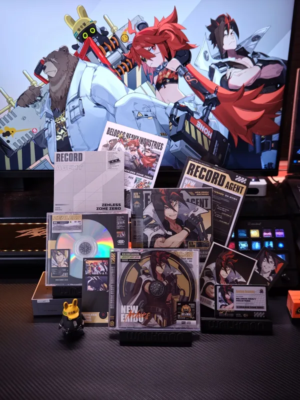 Zenless Zone Zero Toys - Anton Character Archive CD/DVD – Collectible Gift for Fans, Perfect Birthday Present