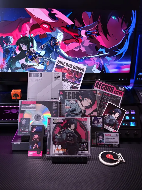 Zenless Zone Zero Toys - Jane Doe Character Archive CD/DVD – Collectible Gift for Fans, Perfect Birthday Present