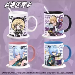 Zenless Zone Zero Yidhari, Manato, Lucia ZZZ Mug Handle Water Cup
