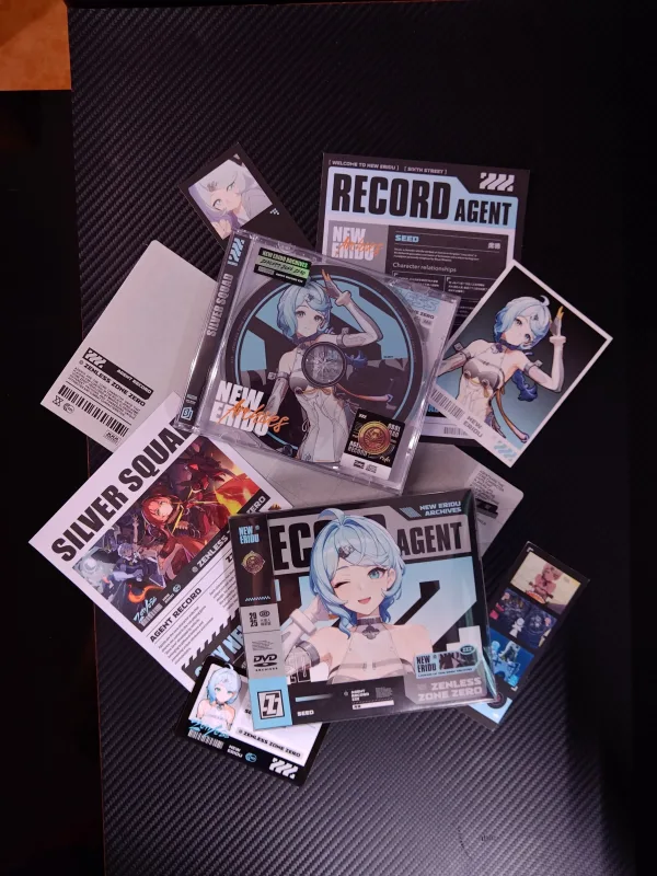 Zenless Zone Zero Toys - Seed Character Archive CD/DVD – Collectible Gift for Fans, Perfect Birthday Present