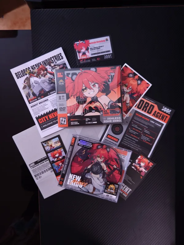 Zenless Zone Zero Toys - Koleda Character Archive CD/DVD – Collectible Gift for Fans, Perfect Birthday Present