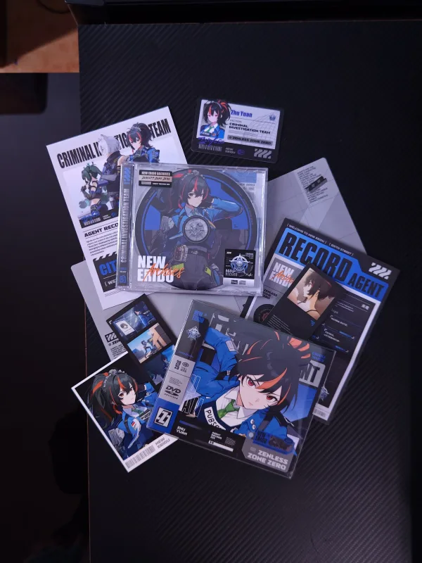 Zenless Zone Zero Toys - Zhu Yuan Character Archive CD/DVD – Collectible Gift for Fans, Perfect Birthday Present