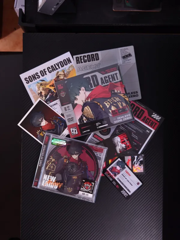Zenless Zone Zero Toys - Son of Clayton Character Archive CD/DVD – Collectible Gift for Fans, Perfect Birthday Present