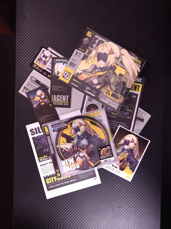Zenless Zone Zero Toys - Trigger Character Archive CD/DVD – Collectible Gift for Fans, Perfect Birthday Present