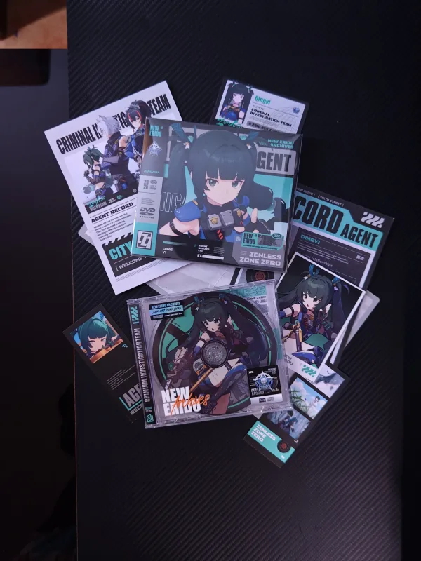 Zenless Zone Zero Toys - Qingyi Character Archive CD/DVD – Collectible Gift for Fans, Perfect Birthday Present