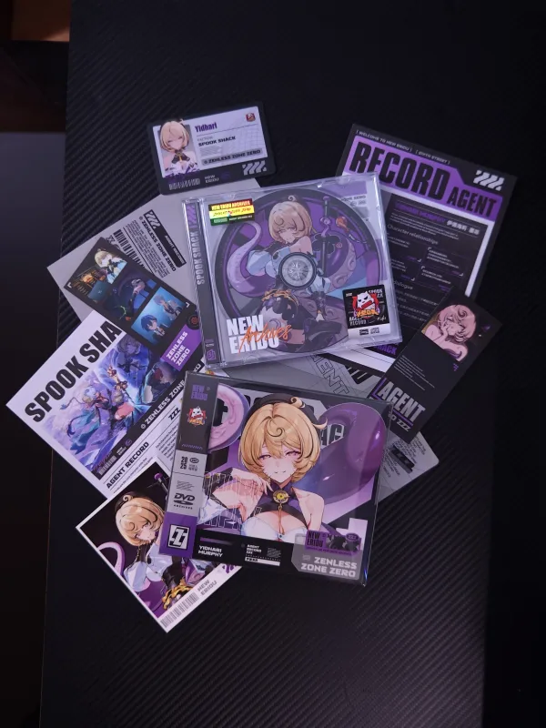 Zenless Zone Zero Toys - Yidhari Character Archive CD/DVD – Collectible Gift for Fans, Perfect Birthday Present