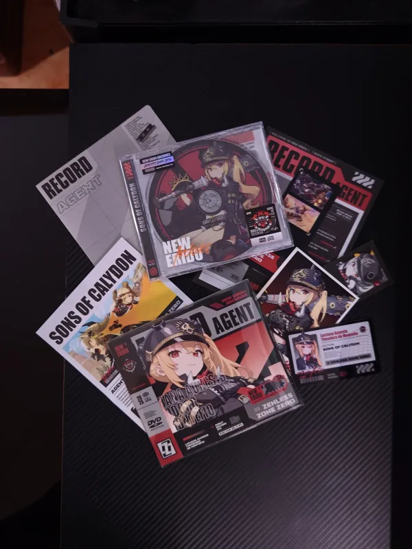 Zenless Zone Zero Toys - Son of Clayton Character Archive CD/DVD – Collectible Gift for Fans, Perfect Birthday Present