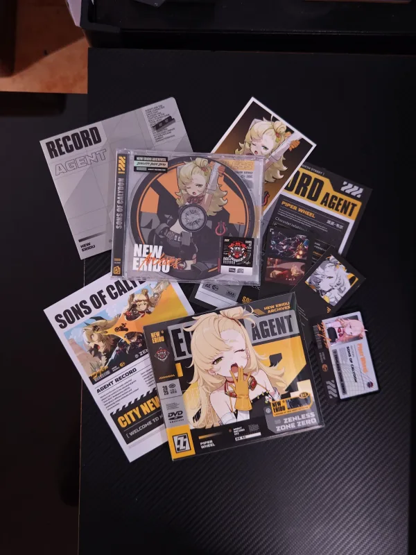 Zenless Zone Zero Toys - Son of Clayton Character Archive CD/DVD – Collectible Gift for Fans, Perfect Birthday Present
