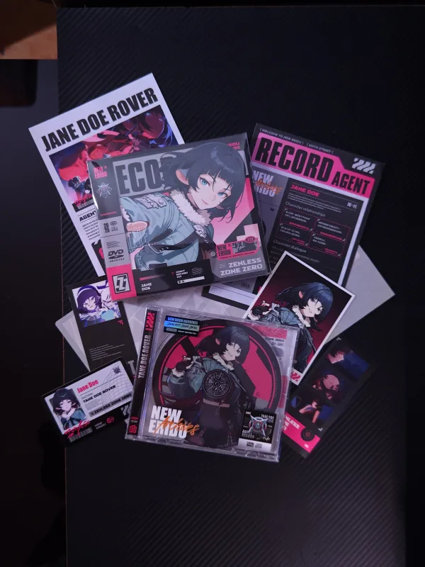 Zenless Zone Zero Toys - Jane Doe Character Archive CD/DVD – Collectible Gift for Fans, Perfect Birthday Present