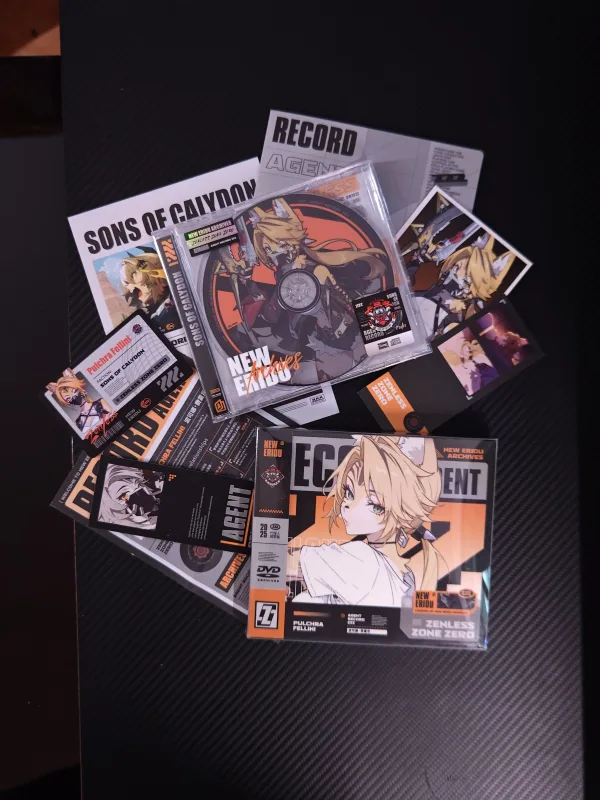 Zenless Zone Zero Toys - Son of Clayton Character Archive CD/DVD – Collectible Gift for Fans, Perfect Birthday Present